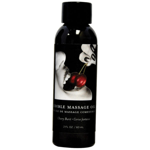 Earthly Body Edible Massage Oil - Cherry 2oz