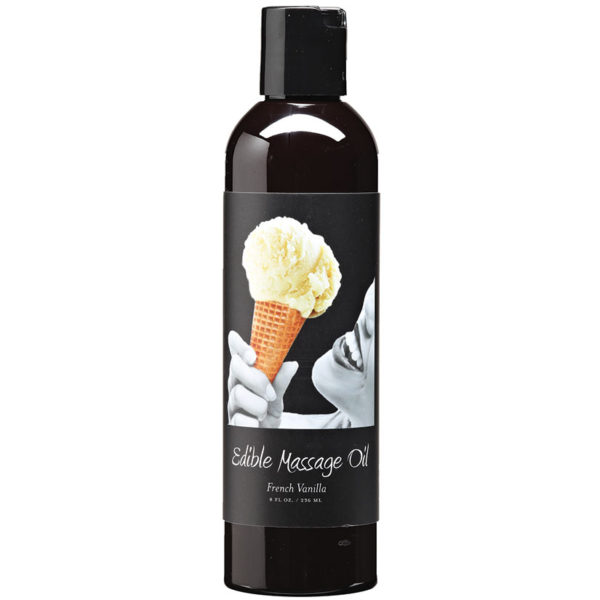 Earthly Body Edible Massage Oil - Vanilla 8oz